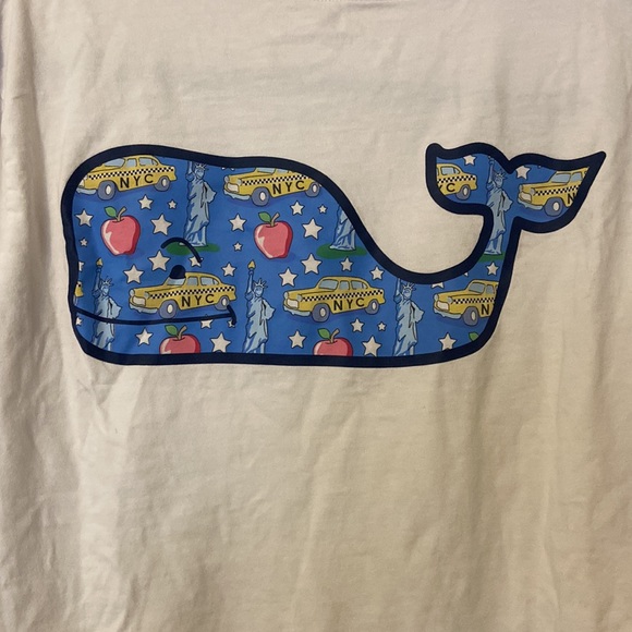 Vineyard vines NYC long sleeve whale pocket tee - Picture 5 of 5